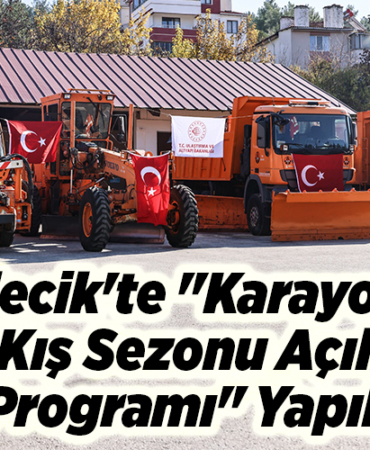 Bilecik'te Karayolları Kış Sezonu Açılış Programı yapıldı