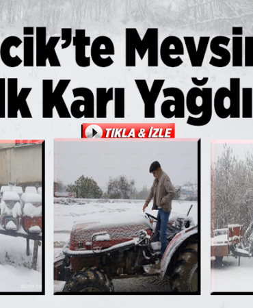 Bilecik'te Mevsimin ilk karı yağdı