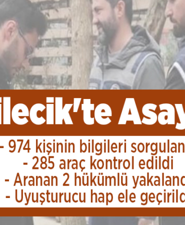 Bilecik'te asayiş