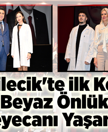 Bilecik'te ilk kez beyaz önlük heyecanı yaşadı