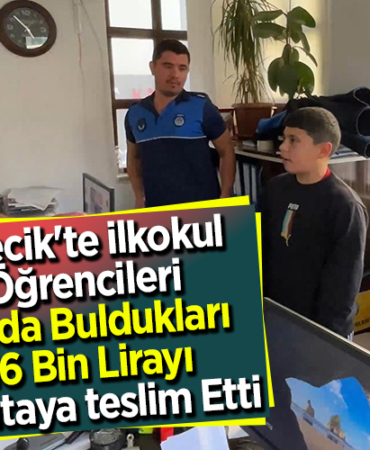 Bilecik'te ilkokul öğrencileri yolda buldukları 16 bin lirayı zabıtaya teslim etti