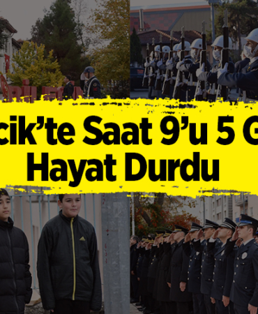 Bilecik’te saat 9’u 5 geçe hayat durdu