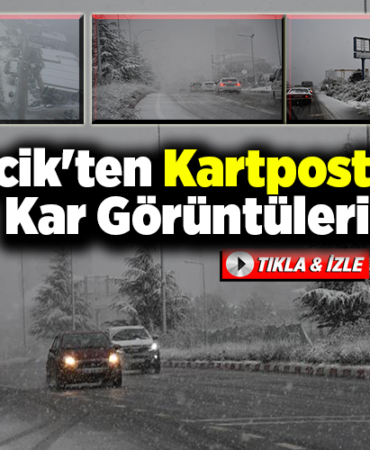 Bilecik'ten Kartpostallık Kar Görüntüleri
