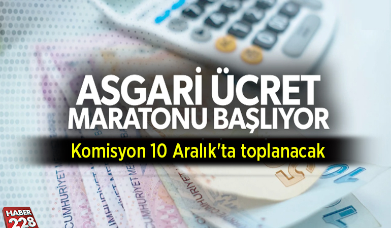 Asgari Ücret Tespit Komisyonu 10 Aralık’ta toplanacak