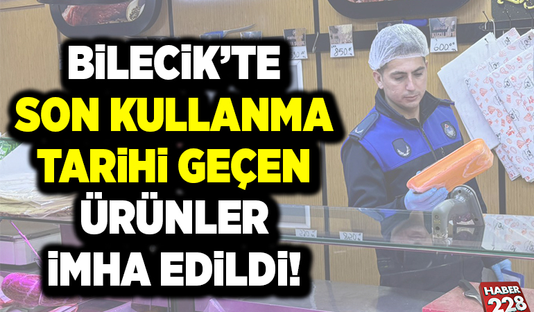SON KULLANMA TARİHİ GEÇEN ÜRÜNLER İMHA EDİLDİ!