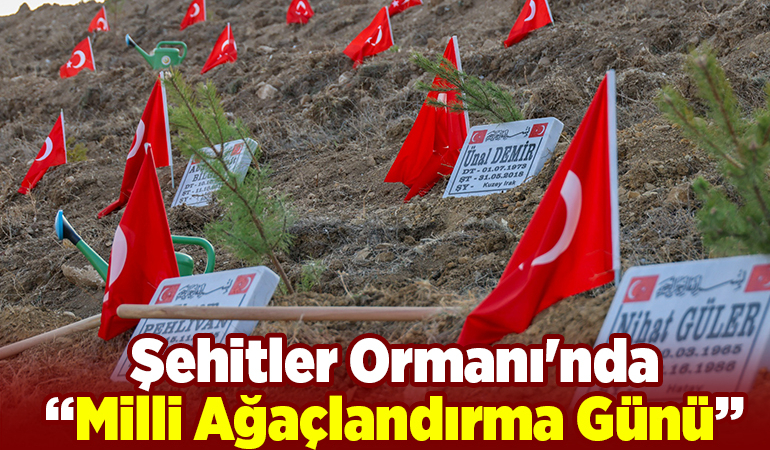 Şehitler Ormanı’nda “Milli Ağaçlandırma Günü”
