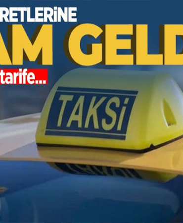 TAKSİ ÜCRETLERİNE ZAM GELDİ