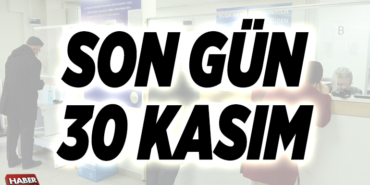 VERGİ TAKSİTLERİ İÇİN SON TARİH 30 KASIM