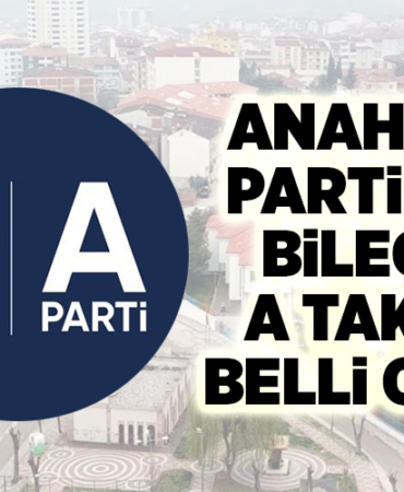 ANAHTAR PARTİ'NİN BİLECİK A TAKIMI BELLİ OLDU