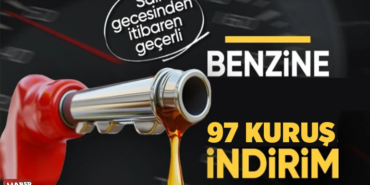 Benzine indirim geldi