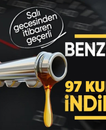 Benzine indirim geldi