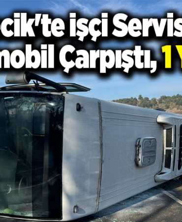 Bilecik'te işçi servisiyle otomobil çarpıştı, 1 yaralandı