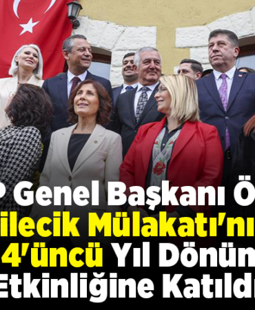 CHP Genel Başkanı Özel, Bilecik Mülakatı'nın 104'üncü yıl dönümü etkinliğine katıldı