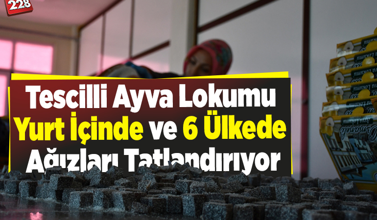 Tescilli Ayva Lokumu Yurt İçinde ve 6 Ülkede Ağızları Tatlandırıyor