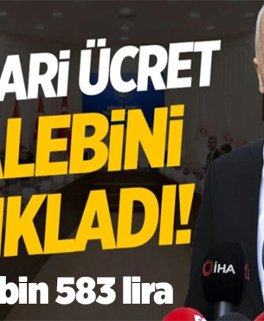 TÜRK-İŞ'in asgari ücret talebi 29 bin 583 lira oldu