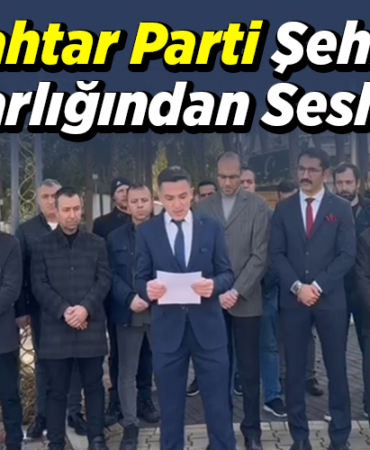 Anahtar Parti Şehitlik Mezarlığından Seslendi