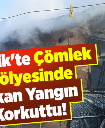 Bilecik'te çömlek atölyesinde çıkan yangın korkuttu!