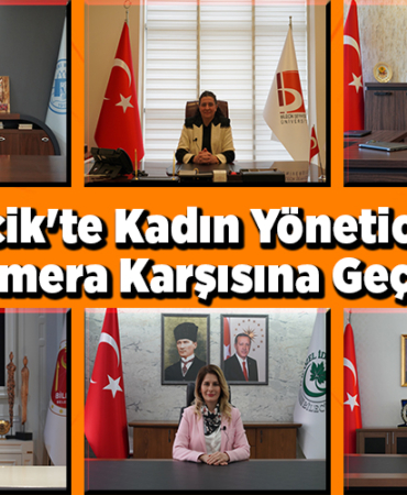 Bilecik'te kadın yöneticiler kamera karşısına geçti