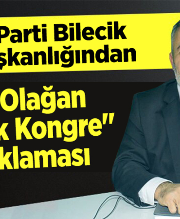 AK Parti Bilecik İl Başkanlığından8