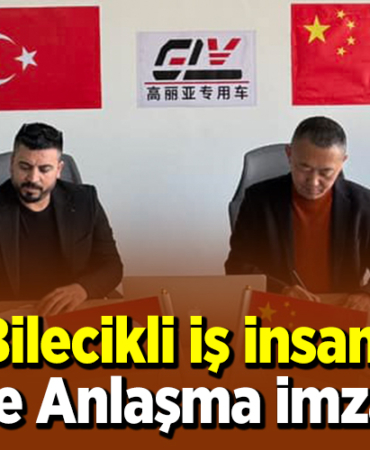 Bilecikli İş İnsanı Çin'de Anlaşma İmzaladı!