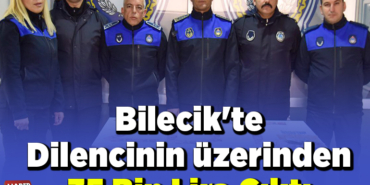 Bilecik'te dilencinin üzerinden 35 bin lira çıktı