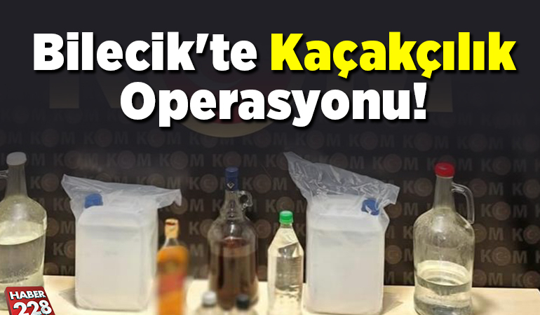 Bilecik’te kaçakçılık operasyonu gerçekleştirildi