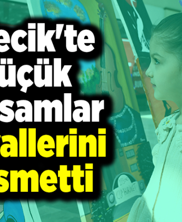 Bilecik'te küçük ressamlar hayallerini resmetti