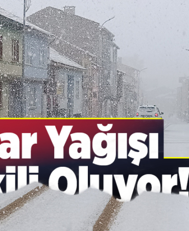 Kar Yağışı Etkili Oluyor