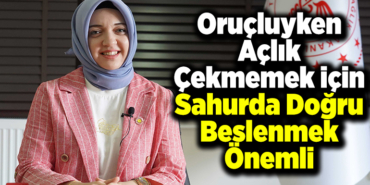 Oruçluyken açlık çekmemek için sahurda doğru beslenmek önemli