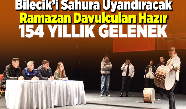 Bilecik’i Sahura Uyandıracak Ramazan Davulcuları Hazır 154 YILLIK GELENEK