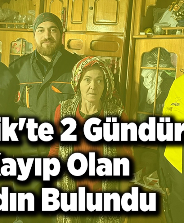kadın bulundu