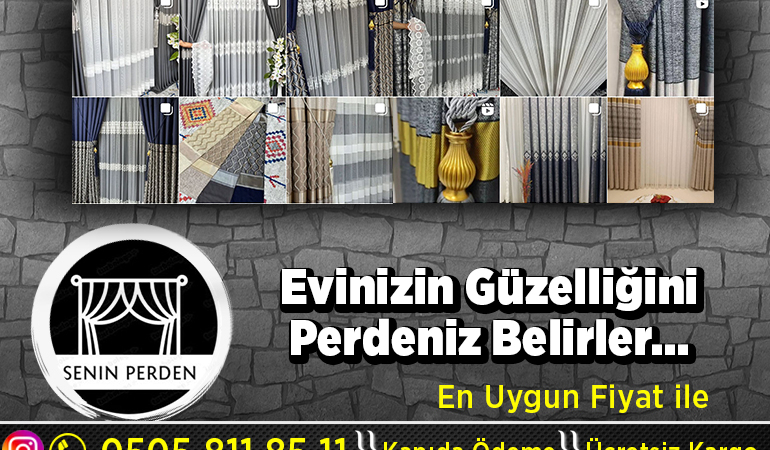En Uygun Fiyatlı Perdeni Kendin Belirle