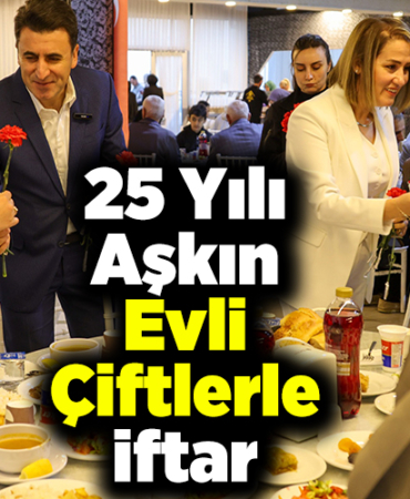 25 yılı aşkın evli çiftlerle iftar