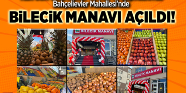 Bahçelievler Mahallesi'nde Bilecik Manavı Açıldı!