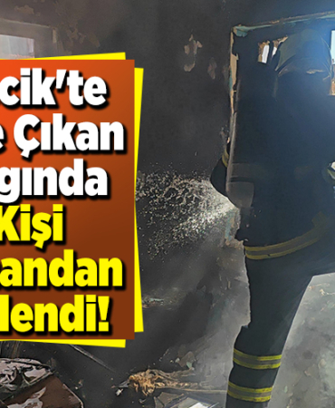 Bilecik'te evde çıkan yangında 1 kişi dumandan etkilendi