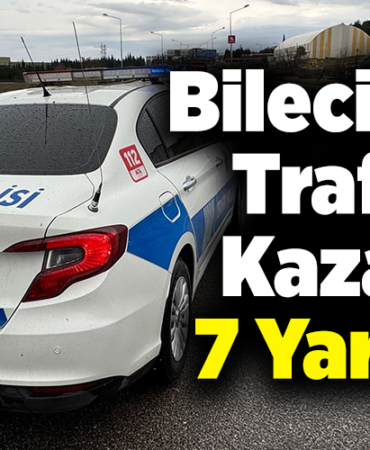 Bilecik'te trafik kazası 7 yaralı!
