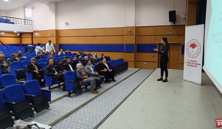 Pazaryeri ilçesinde kırsal kalkınma yatırımlarının bilgilendirme toplantısı yapıldı