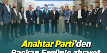 Anahtar Parti heyetinden Başkan Ergün'e ziyaret