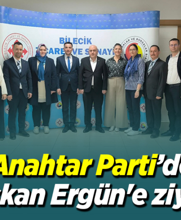 Anahtar Parti heyetinden Başkan Ergün'e ziyaret