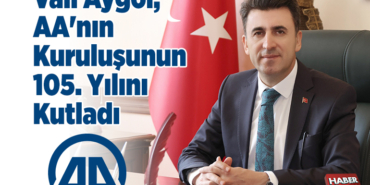 Bilecik Valisi Aygöl, AA'nın kuruluşunun 105