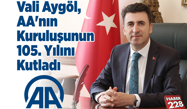 Bilecik Valisi Aygöl, AA’nın kuruluşunun 105. yılını kutladı