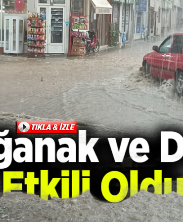 Bilecik'te sağanak ve dolu etkili oldu