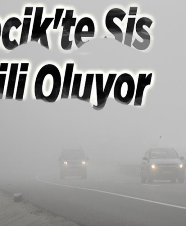 Bilecik’te sis etkili oluyor
