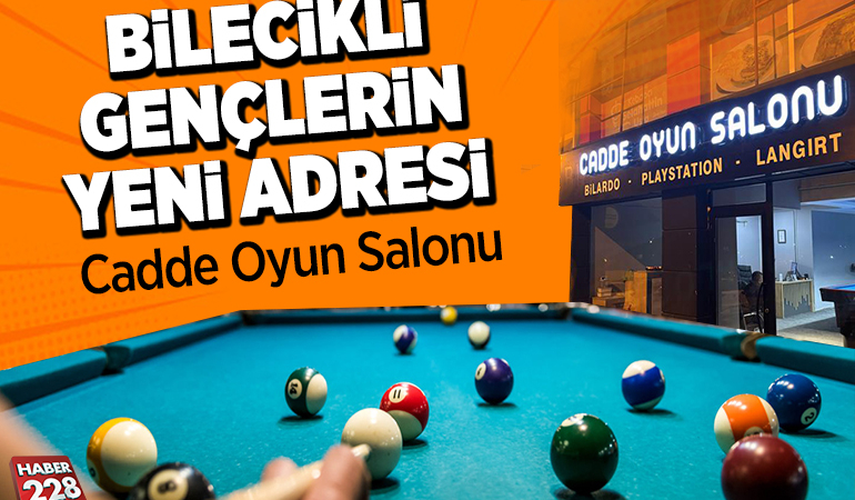 Bilecikli Gençlerin Yeni Adresi Cadde Oyun Salonu