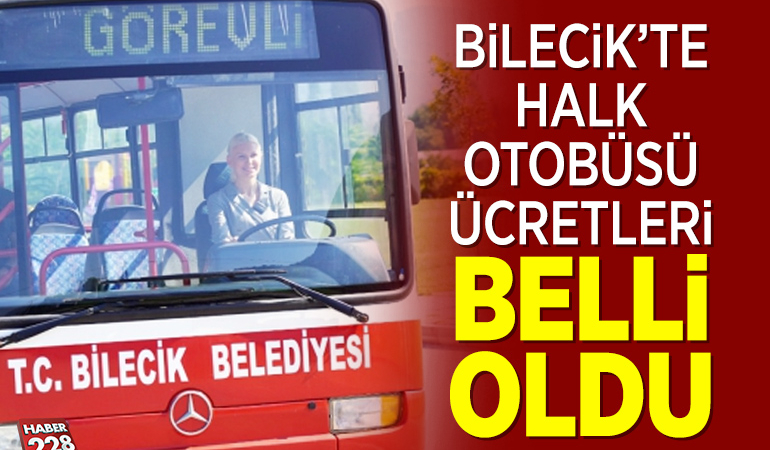 HALK OTOBÜSÜ ÜCRETLERİ BELLİ OLDU