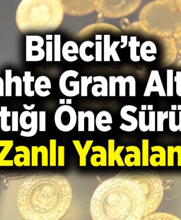 Sahte gram altın sattığı öne sürülen 2 zanlı yakalandı