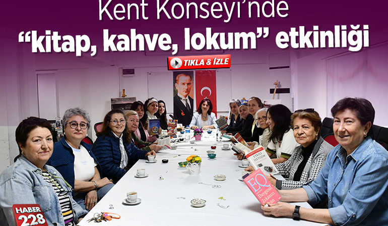 Bilecik Kent Konseyi’nde “kitap, kahve, lokum” etkinliği düzenlendi