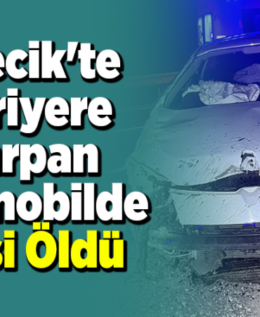 Bilecik'te bariyere çarpan otomobilde 1 kişi öldü