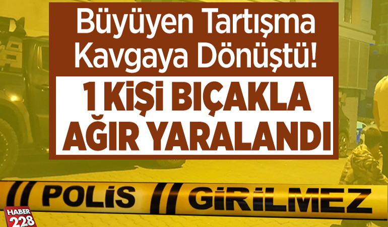 Bilecik’te bıçaklı kavgada 1 kişi ağır yaralandı