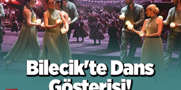 Bilecik'te dans gösterisi!